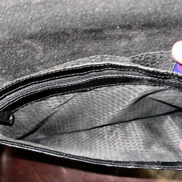 Vintage Little Black Eel Skin Bag - Picture 13 of 16